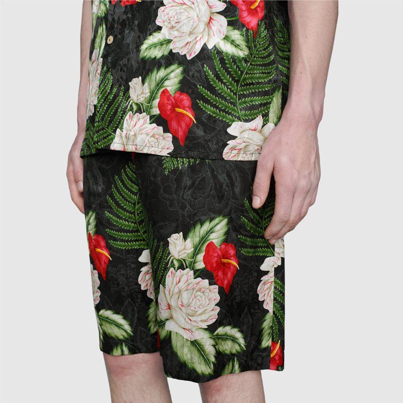 Gucci Повседневные шорты мужские черные 619073-ZAEMQ-1030