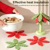 Tree Trivets for Hot Dishes Heat Resistant Holder Mat Anti-scalding Pad Set
