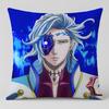Anime Record of Ragnarok Cushion Cover Short Plush Cushion Cover Double Sided Print Washable Sofa Pillowcase Home Decor Gift