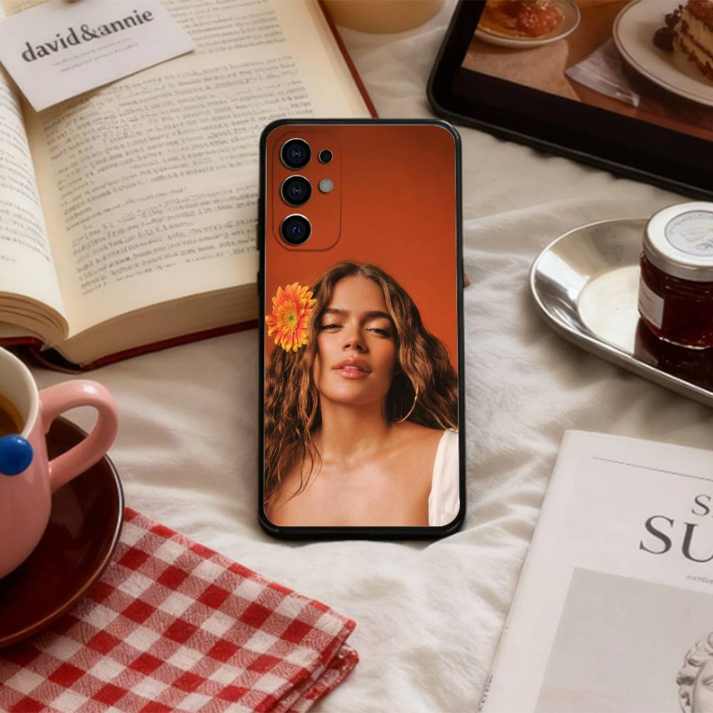 КРУТНАЯ K-Karol G T-Tropicoqueta Чехол для телефона для Samsung S 25,24,23,22,30,21,10,9,Ultra,Plus,Lite,FE,4,5 G Мягкий черный чехол