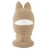 Crochet Ears Protection Hat Knitted Balaclava Hat Cute Kids Hat  Face Cover