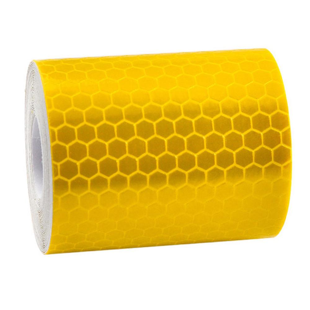 Sticker 5*100cm Safety Warning Tape Self Adhesive Reflective Strip Sticker Motorcycle Film
