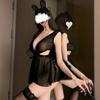 Sexy underwear, pure desire to show your chest, close waist, temperament, halter sling, nightgown, perspective nightclub,open gear, free of charge
