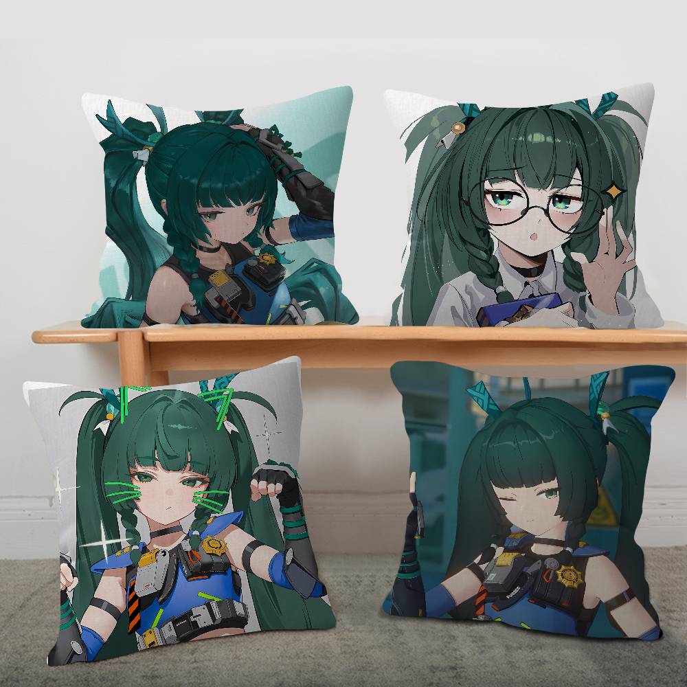 Qingyi Pillowcase toon Gift Cushion Cover Bedroom Home Sofa Chair Seat Decor pillow case