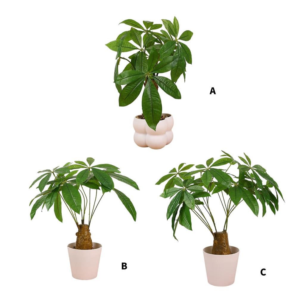 Реалистичное украшение в виде растения бонсай, искусственное денежное дерево в горшке для офисного стола, гостиной, кухонной столешницы