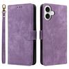 For iPhone 16 Plus Wallet Case RFID Blocking PU Leather Cover Stand View