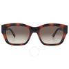 Grey Gradient Square Ladies Sunglasses Sf1012s 214 53