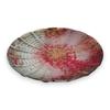 Side Glass Round Red and Sairan J-Kitchens Plate, Plate, Plate, Medium, Gold, 18cm,