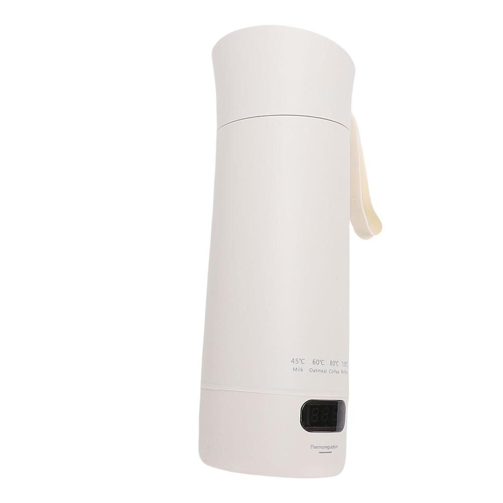 Travel Electric Kettle 300W 400ml Stainless Steel 3 Minutes Fast Heating Portable Small Hot Water Boiler with Display