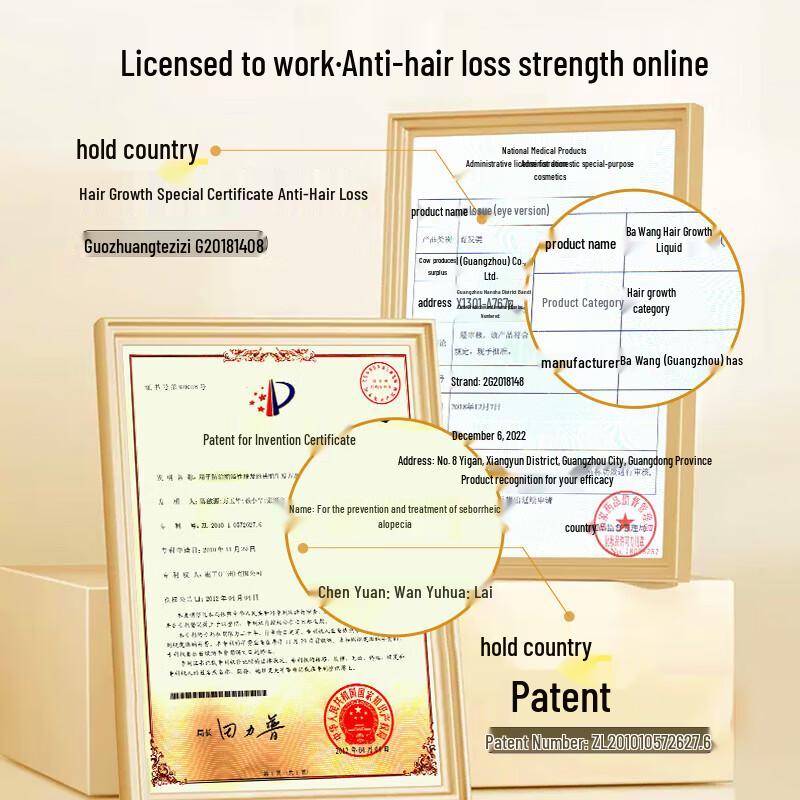 Сыворотка для роста волос и против выпадения волос BaWang