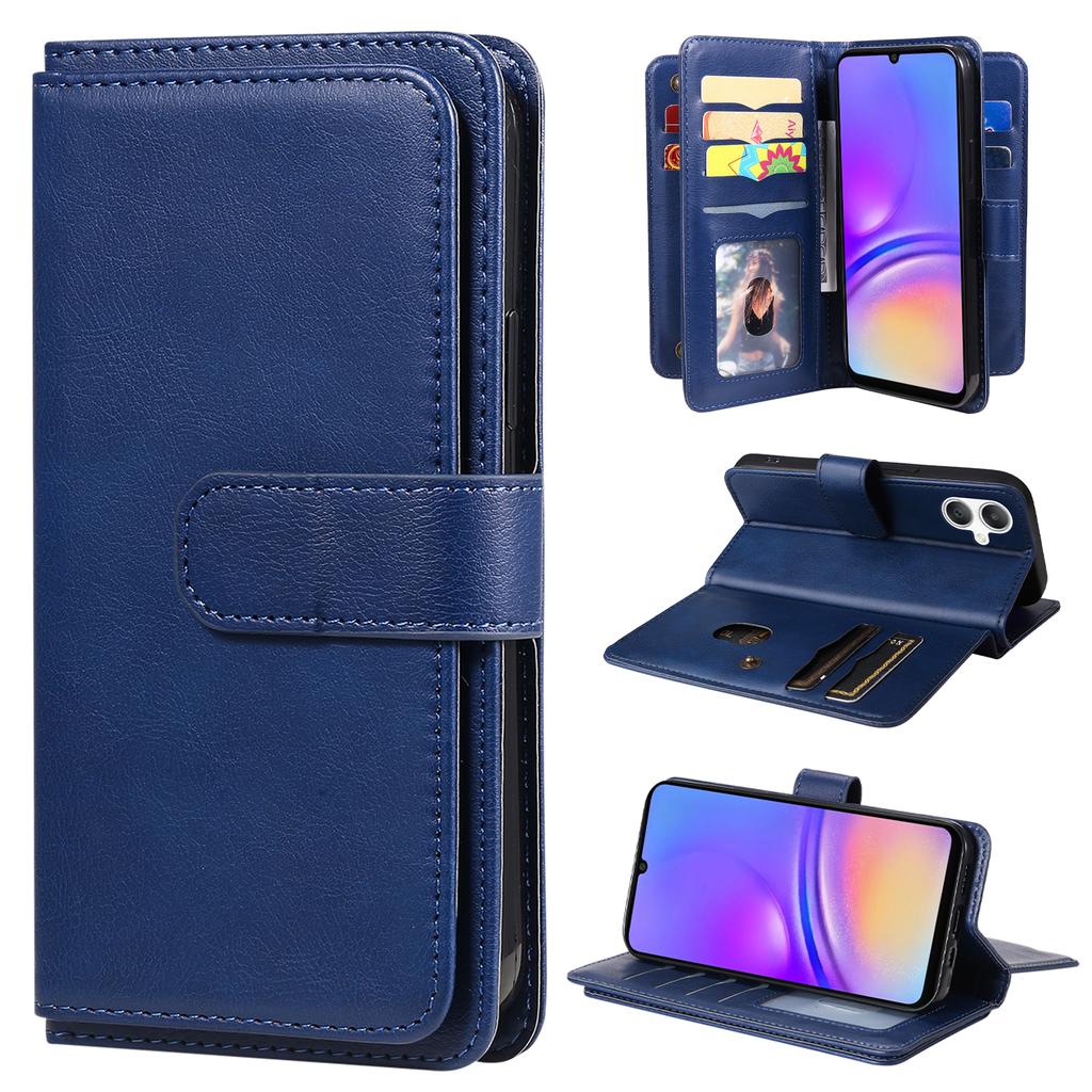 For Samsung Galaxy A07 4G/A06 4G/A06 5G Leather Case with 10 Card Holder Phone Cover Stand