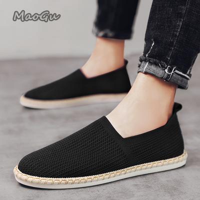 Дышащие мокасины из сетки для мужчин Zapatos De Hombre Мужская повседневная обувь Удобные слипоны с круглым носком Mocasines De Hombre