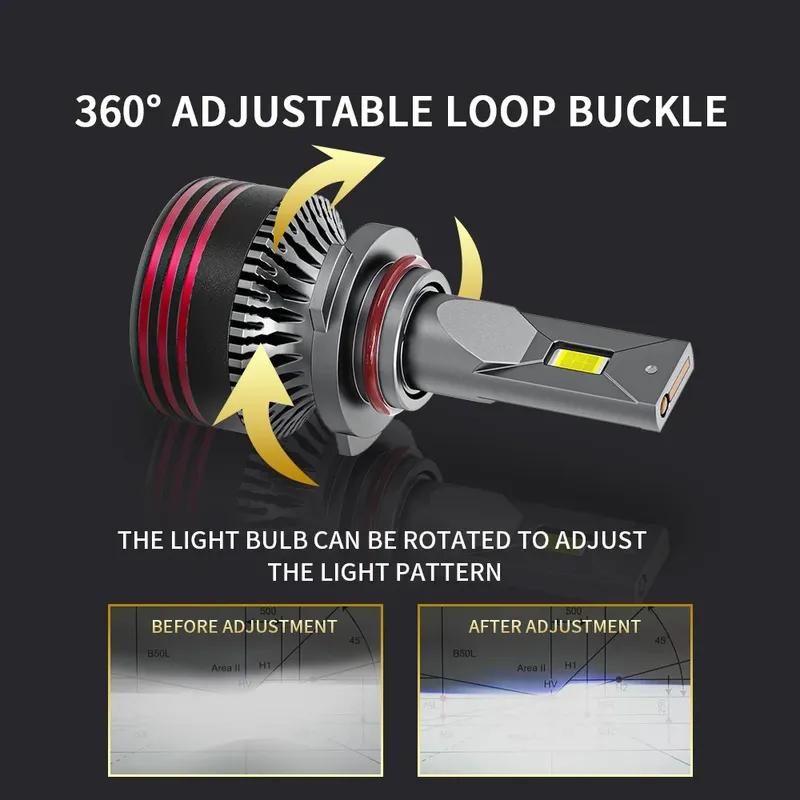 M8 PRO H1 H4 H7 Светодиодные Canbus Лампы H8 H9 H11 H16 JP 9012 HIR2 880 Лампы Фары 130W HB3 9005 HB4 9006 Автомобильные Огни Стабильная Работа