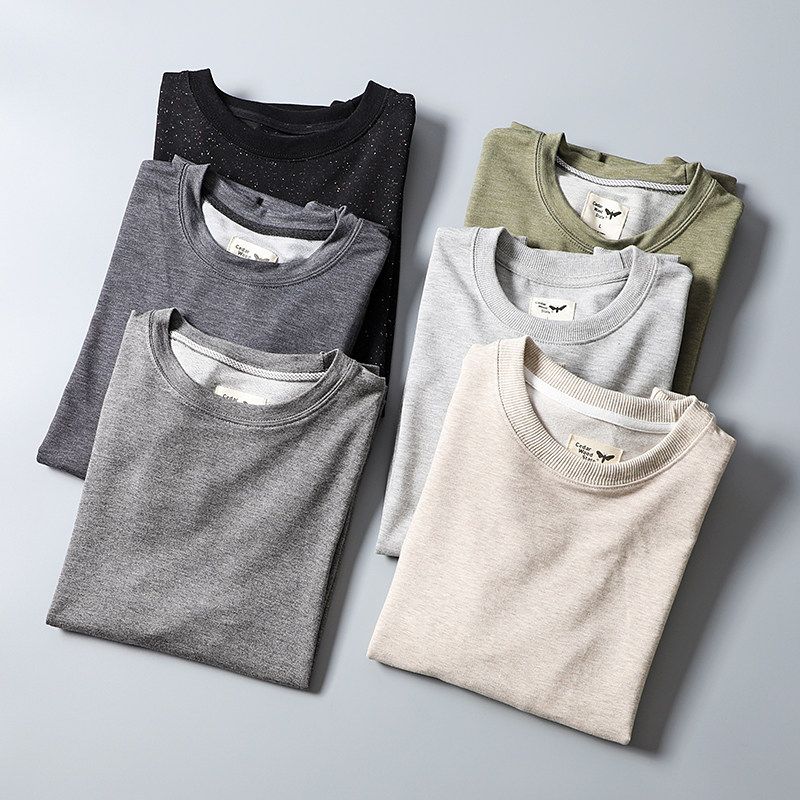 Cut Label Cattle Goods Spring and Autumn Sports Outwear round Neck Sweatshirt
