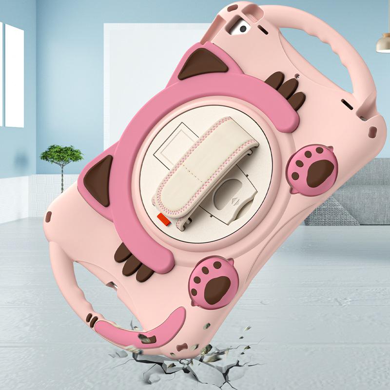 Мультяшный силиконовый защитный чехол для iPad 10,2 дюйма/Air 10,5, противоударный чехол для детей