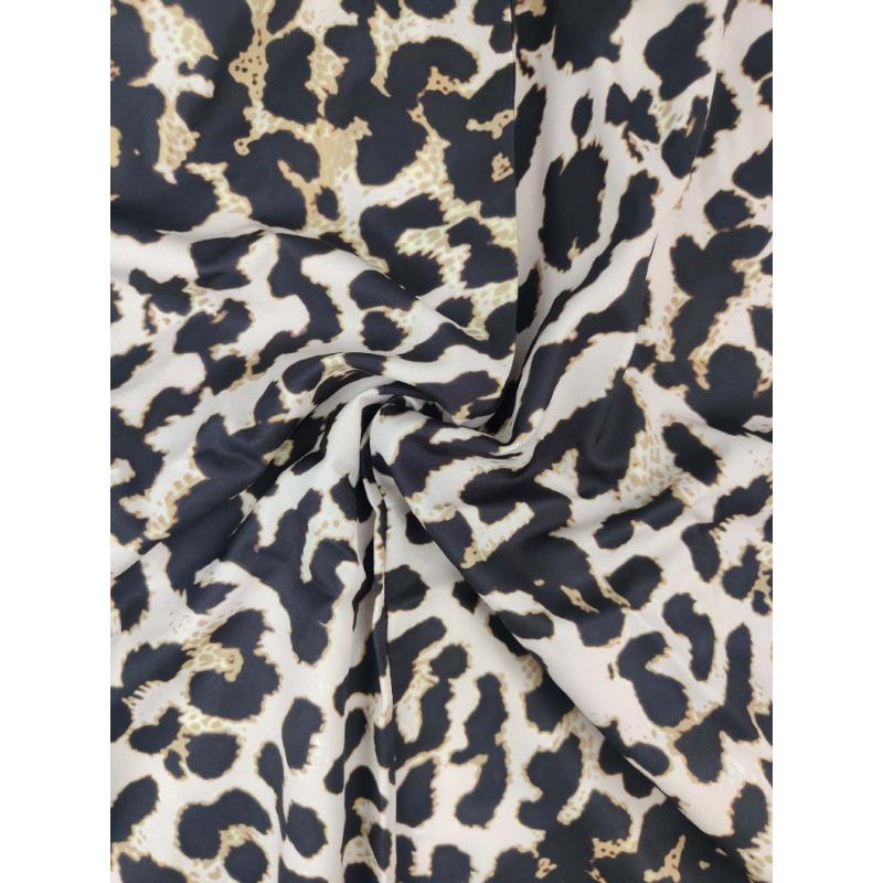 Women Fashion Sexy Leopard Print High Waist Spaghetti Strap Long Dress