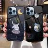Чехол с милым астронавтом с рисунком для Iphone 14 13 12 Pro Max Mini Xs Xr X, чехол из закаленного стекла для Iphone 7 8 6s Plus Se 2022 11