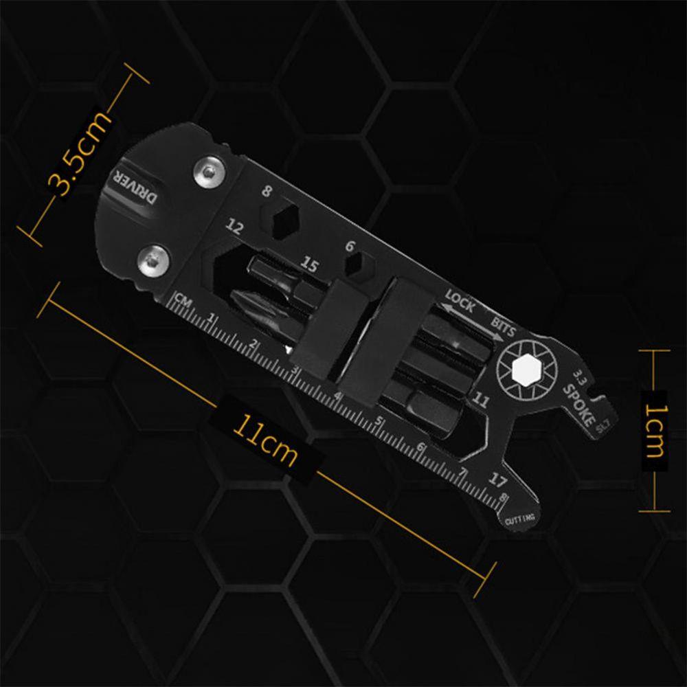 Инструмент для ремонта велосипеда 16 в 1 велосипедный гаечный ключ велосипедный гаечный ключ линейка отвертка