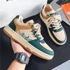 Guochao Board Shoes Men's 2025 New Korean Version of Personalized Retro Casual Men's Shoes Color Matching Printing Outdoor Student Sports Shoes