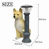 Солнечная фигурка животного Собака Сиба-ину Прихожая Сиба-ину Таро Собака Свет, Фигурка, Фигурка, Фигурка, [Добро пожаловать домой!] Прихожая, Садоводство,