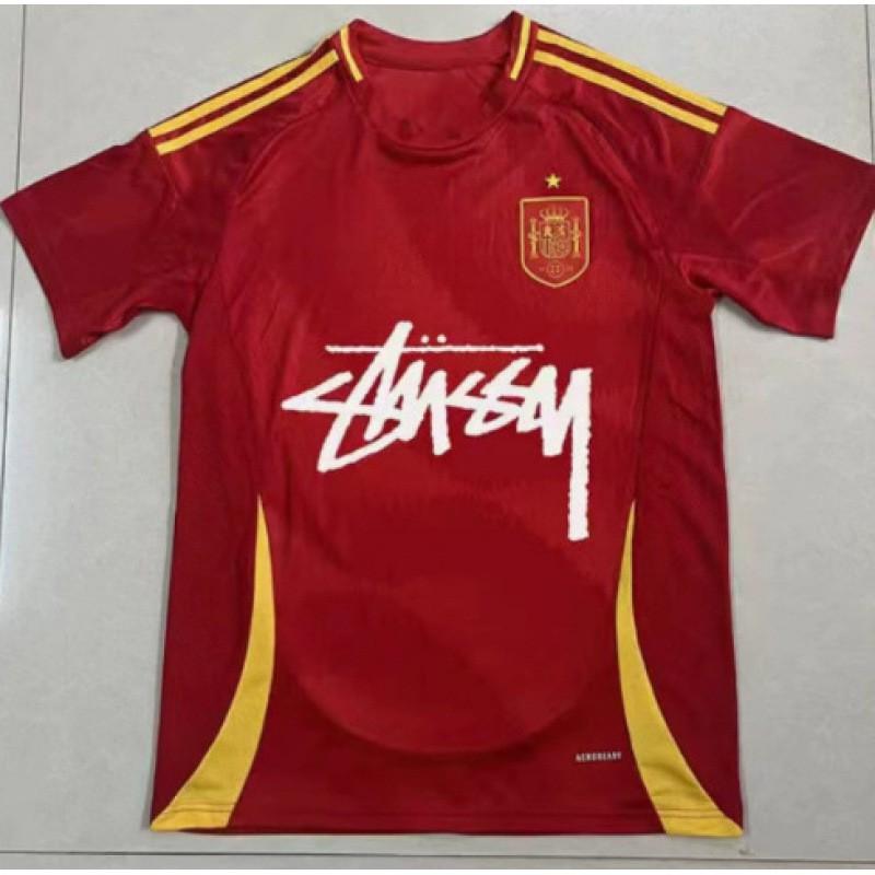 2025 Euro Football Jersey France Germany Italy Flamengo Camo Short Sleeve Soccer Shirt