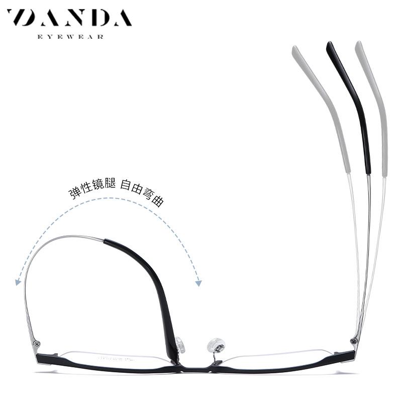 New men's myopia glasses YJ2012Aluminum-magnesium alloy fashion eyeglass frames with detachable screws, pure titanium eyeglass frames for women