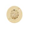 Chanel 25C Early Spring Straw Hat Brooch Unisex Accessories Gold AB-25C-008