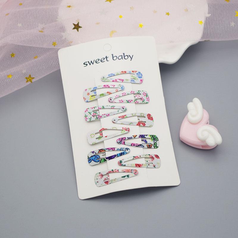 10pcs Children Hair Pin Dot Simple Colorful Hair Clips for Girls Princess Sweet Hair Clips Headwear Girls Kids Hair Accessories