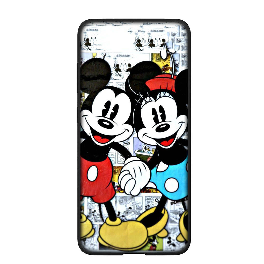 Чехол для телефона Samsung Galaxy S25 S24 S23 iPhone 16 15 Xiaomi Redmi Note 14 13 12 16E X 11 Pro Max OPPO Moto Huawei мультяшный розовый Микки Минни чехол