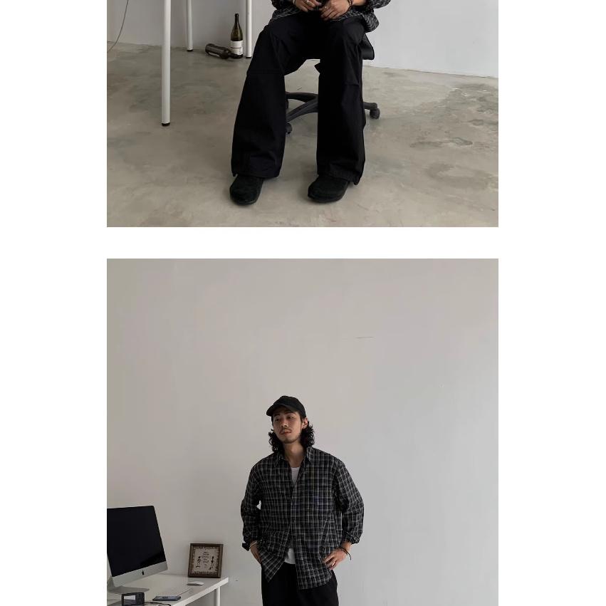 Рубашка с длинным рукавом с буквенным принтом 2024 года в японском стиле в стиле Гонконга, свободная рубашка для мальчиков, летнее модное универсальное повседневное пальто