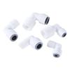 10 шт. коленчатый фитинг для обратного осмоса, 90 градусов, наружная резьба, внутренняя резьба 1/4 3/8, шланг POM, быстроразъемный фитинг для аквариума, детали фильтра обратного осмоса
