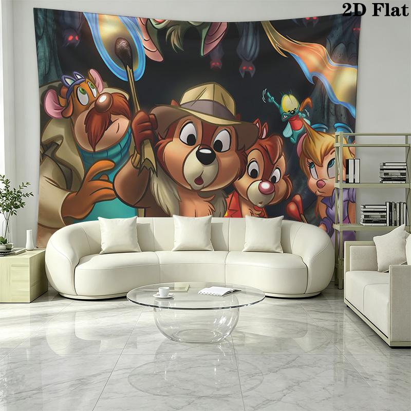 Chip'n Dale Pattern Home Decor Tapestry, Wall Hanging, Decorative RV Wall Cloth.DGT0925346