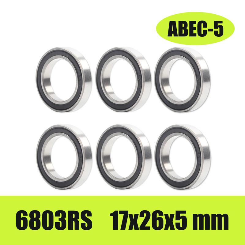 6PCS Bicycle Hub Ball Bearing 6802 6803 6804 6805 6900 6001 6901 6902 6903 ABEC-5 Repair Parts for MTB Road Bike Chrome Steel