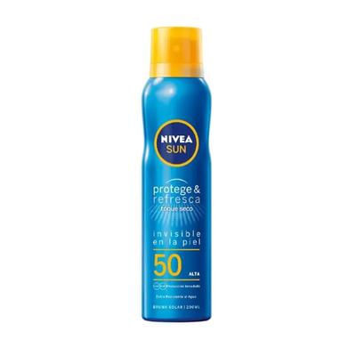 Nivea Солнцезащитный и освежающий спрей Spf50 200 мл