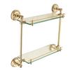European Gold All-Copper Bathroom Towel Rack & Accessories Set