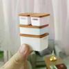 4 шт. Мини-контейнер для хранения с крышкой 1:12 кукольный домик миниатюрный ящик для хранения еды модель аксессуары для кукольного домика игрушка