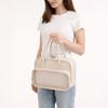 Solid Color Handheld Cosmetic Case Large Capacity Toiletry Bag Simple Makeup Bag  Ladies