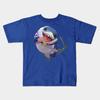 Boys Girls Soft Cotton Graphic Tees Jeff The Landshark Breathable Daily School Wear Kids T-Shirts