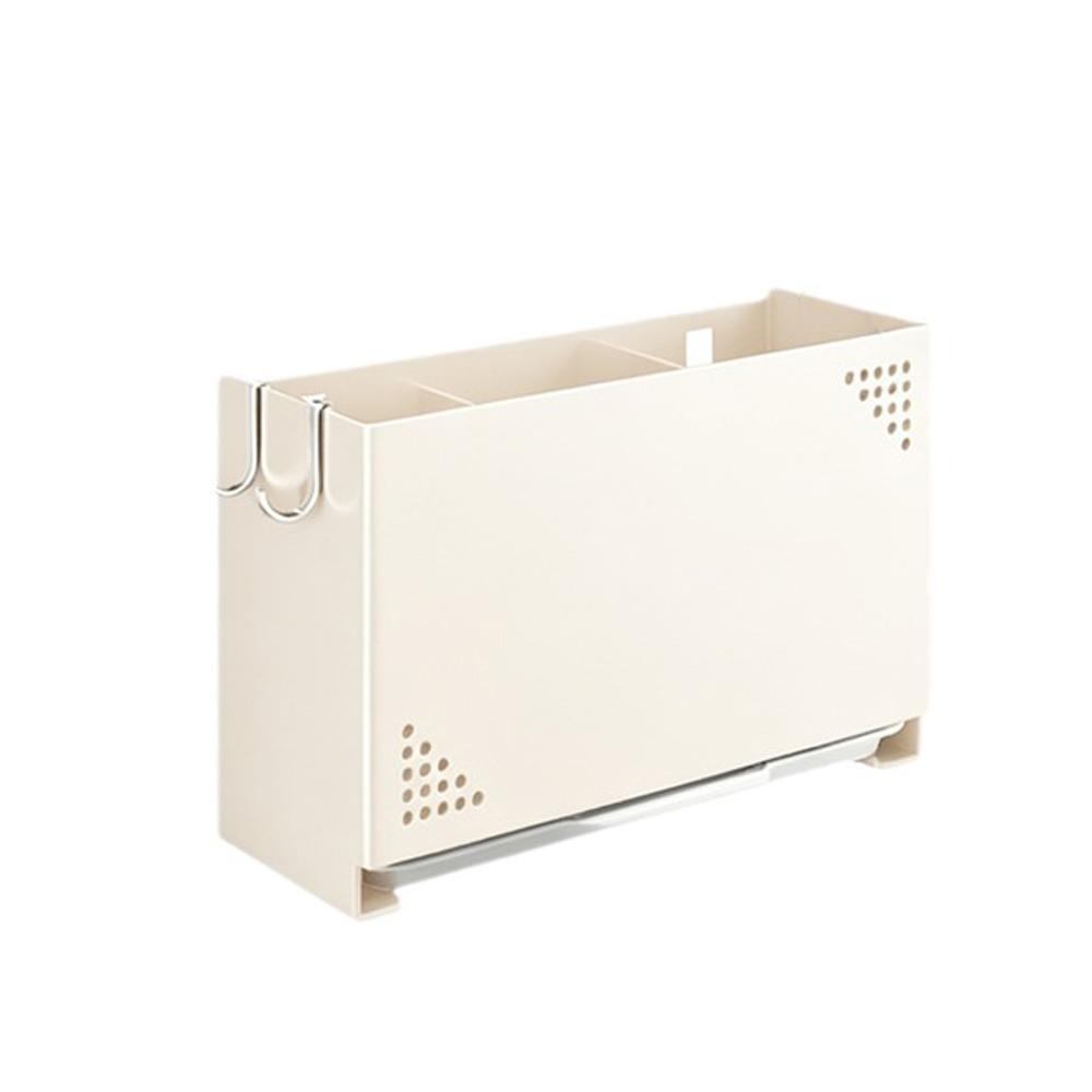 Wall Mounted Chopsticks Storage Box Carbon Steel Chopsticks Cage Cutlery Drying Basket  for Kitchen