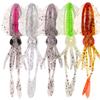 5 Color Fishing Soft Lure Squid Fishing Lures Octopus Fishing Lure Accessories Souple For Sea Wobbler Soft Bait