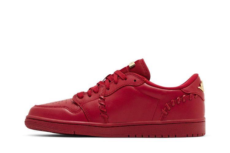 Jordan 1 Низкий способ сделать спортзал Красный Металлик Золотой (Женский)