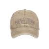 Baseball cap children versatile retro old washed cotton big head circumference showing face small sunshade soft top cap men