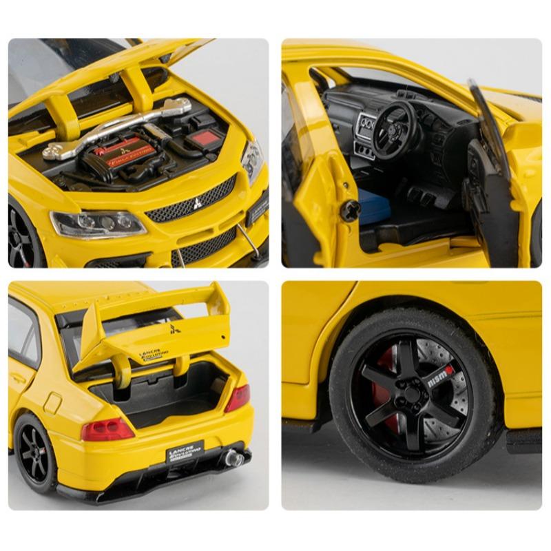 1/32 Mitsubishi Lancer EVO IX литая модель игрушечная коллекционная игрушка со звуком и светом