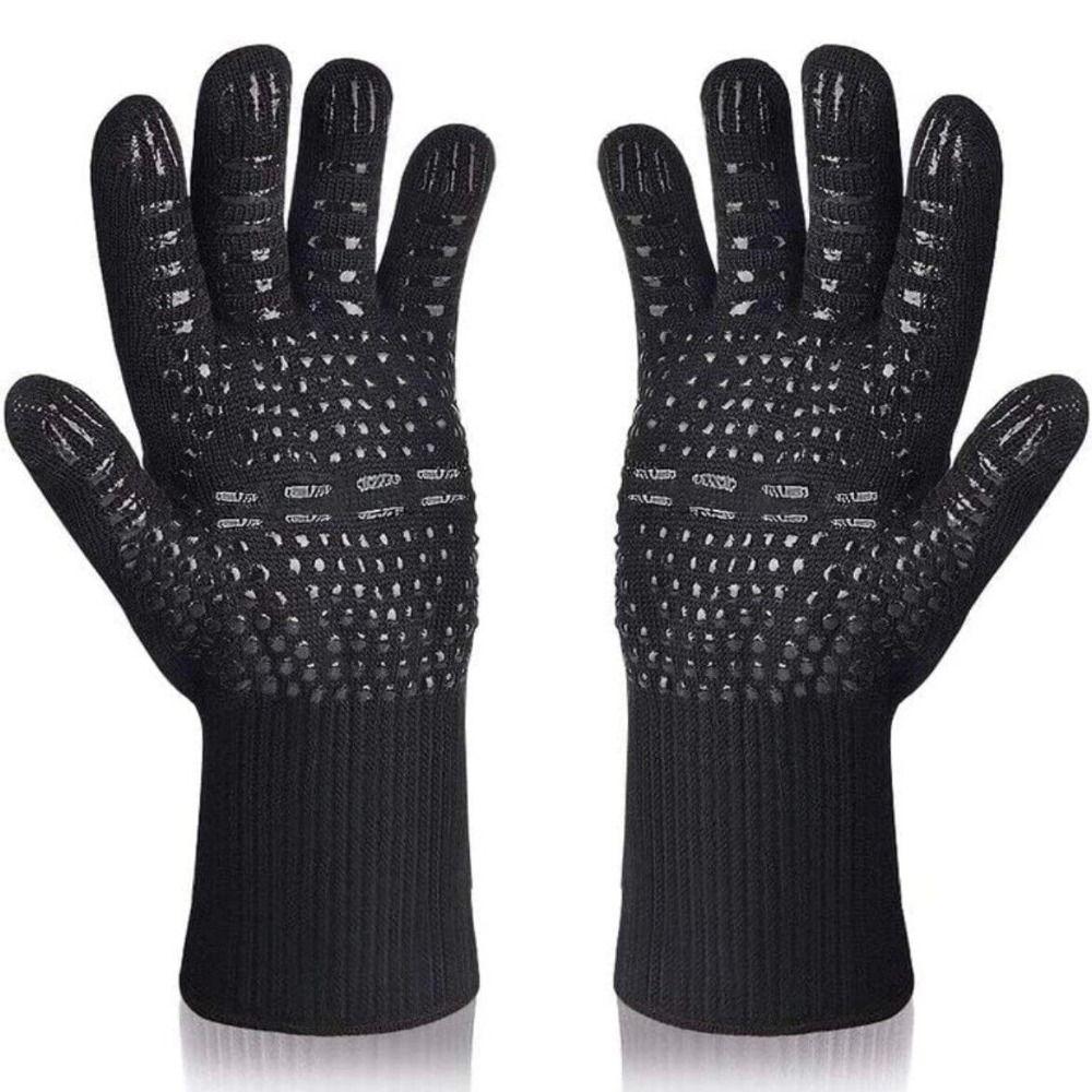 Tools Fireplaces High Temperature Resistance Heat Insulation BBQ Gloves Oven Mitts Fire Heat Glove