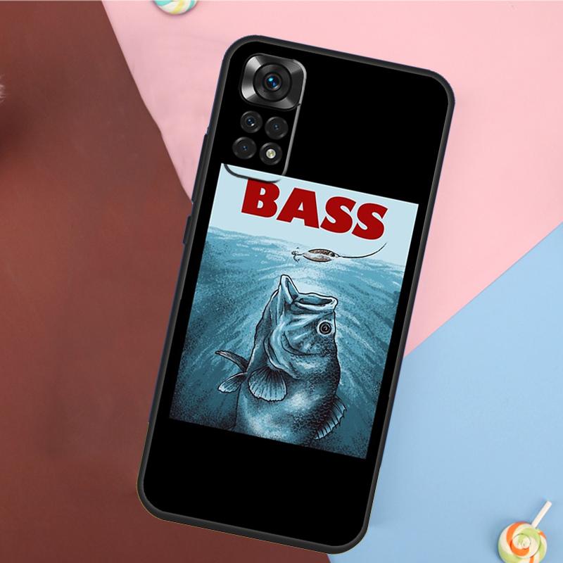 Чехол для рыбалки на басса для Xiaomi Redmi Note 14 13 12 9 10 11 Pro 9S 10S 11S 12S Redmi 14C 10C 12C 13C