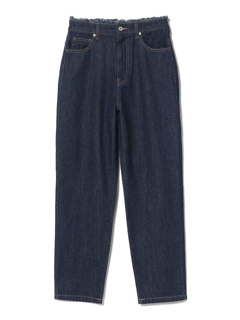 Pants Tapered Denim Pants NAVY M [Beams Heart] Women's