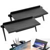 Rack TV Monitor Organizer Screen Top Storage Shelf Holder Practical Home Storage Computer Office Multi-functional Organizer