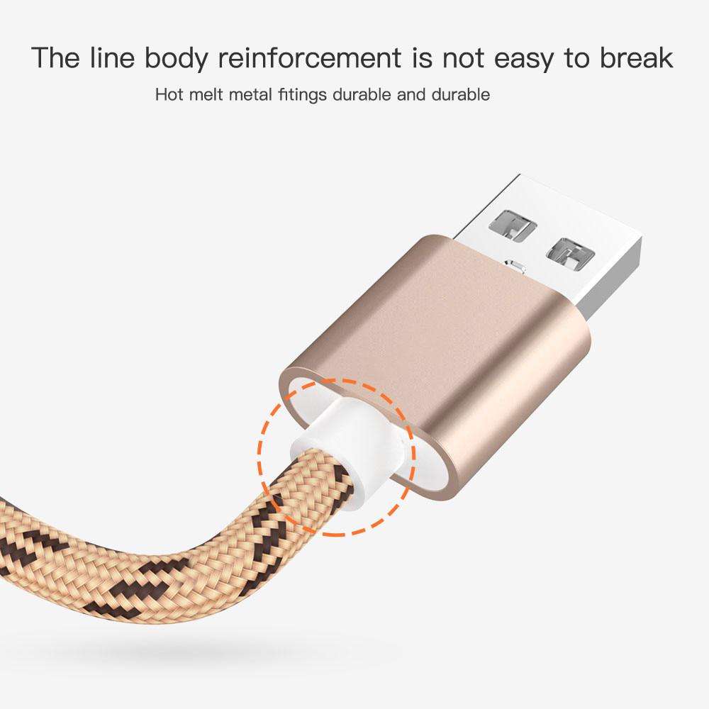 Зарядный кабель USB 3 в 1 для iPhone Кабель Micro USB типа C для быстрой зарядки Кабель зарядного устройства