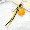 Ladies' Bag Pendants Cartoon Cute Handmade Weave Fish Kawaii Sweet Verstaile Bag Accessories Multifunctional Keychains For Girl