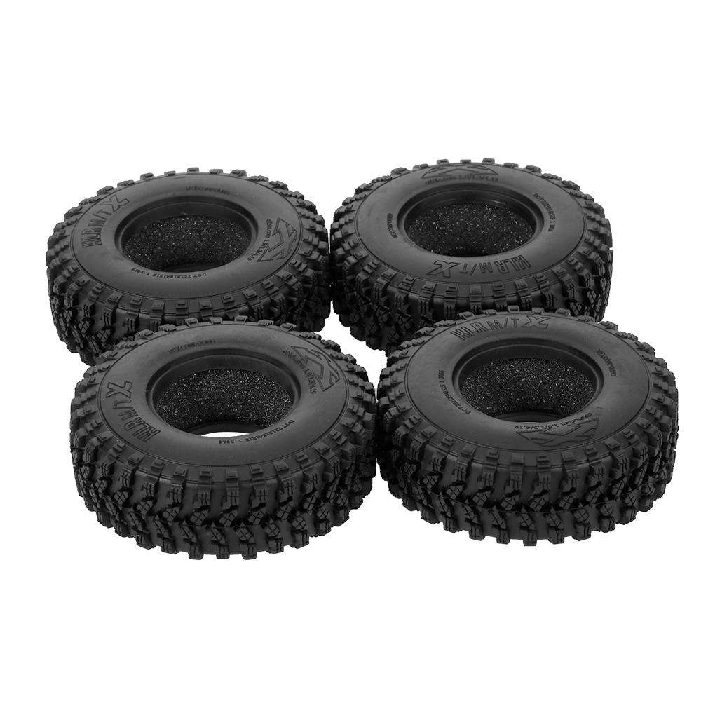 4PCS AX8020 1.9 Inch Remote Control Car Wheel Tire Replacement for 1 10 TRX TF2 Redcat Rc4wd  scx10 D90 Hpi Car